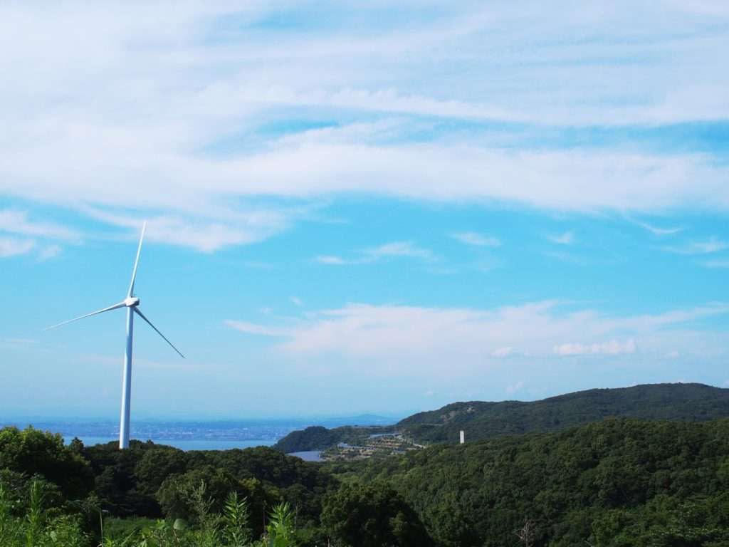 淡路風力発電所の風車